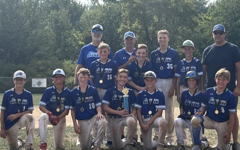 2022 12u Fall Riptide Labor Day Tournament Champions